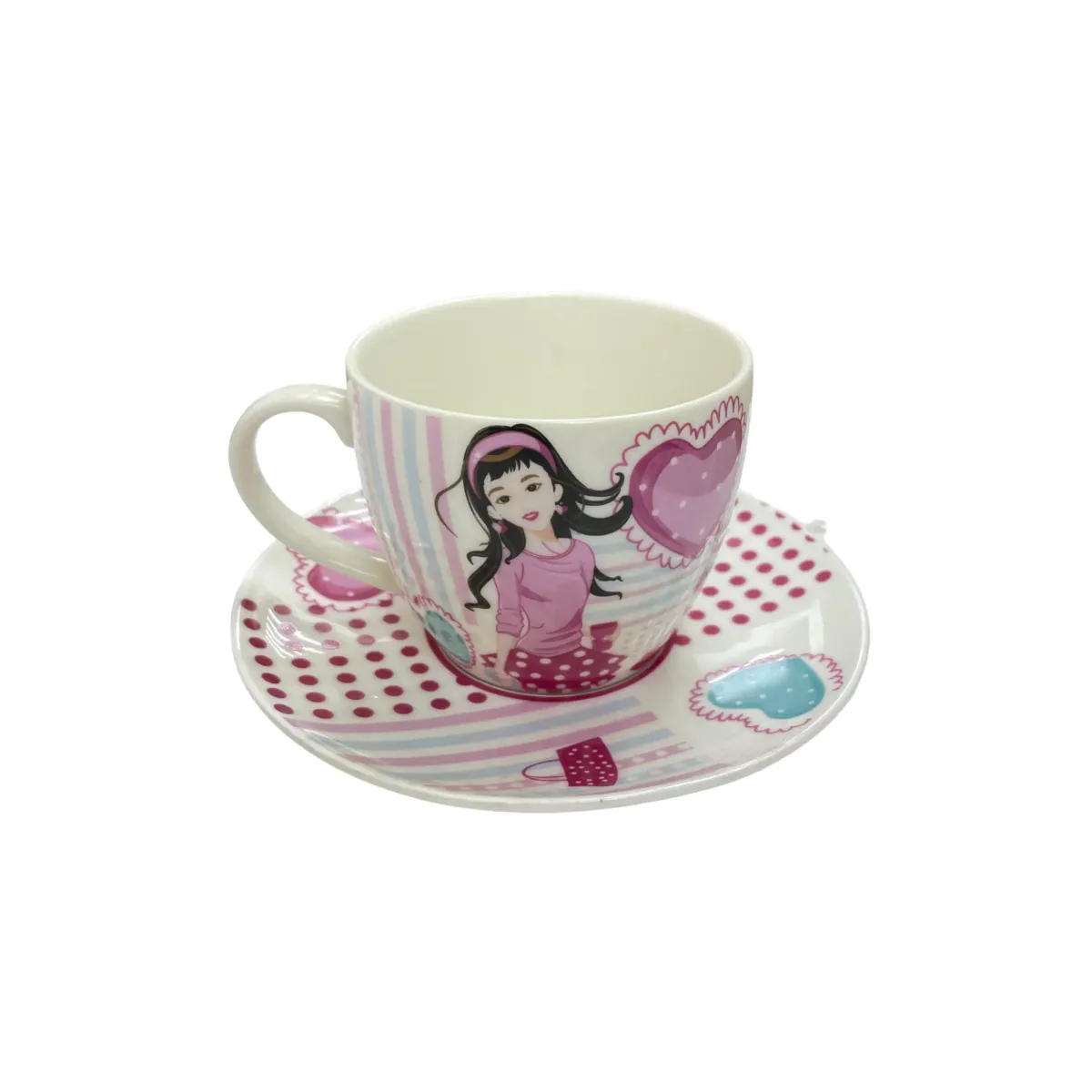 Girl Tea Cups Set