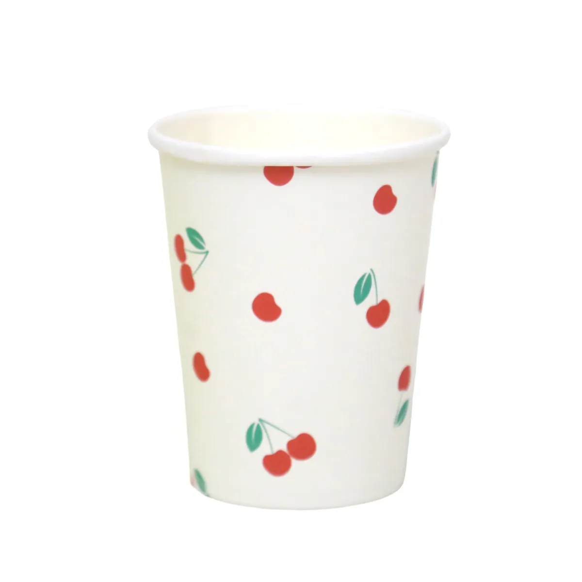 Cherry Carton Cup for Parties and Dessert Serving