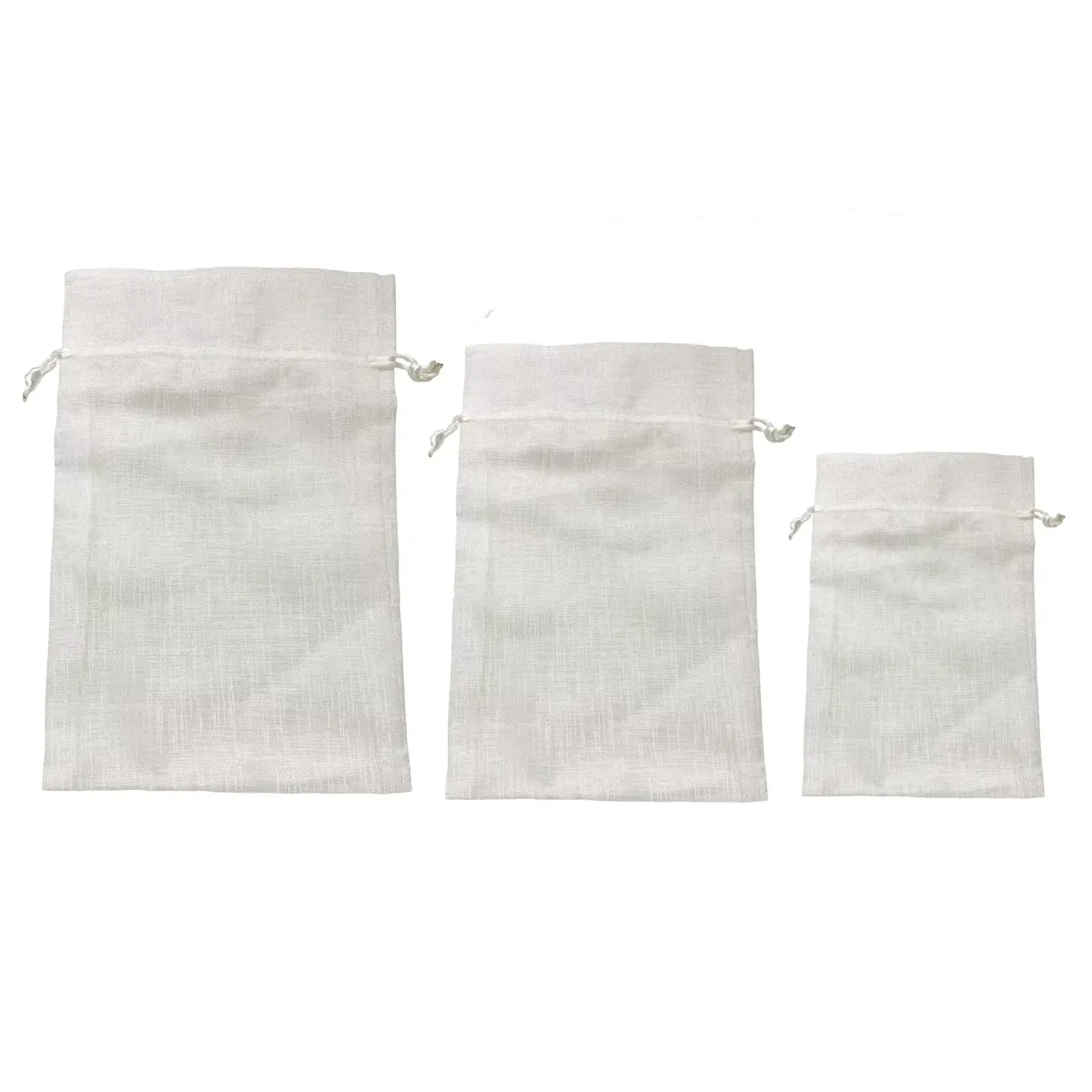White Soft Linen Bag