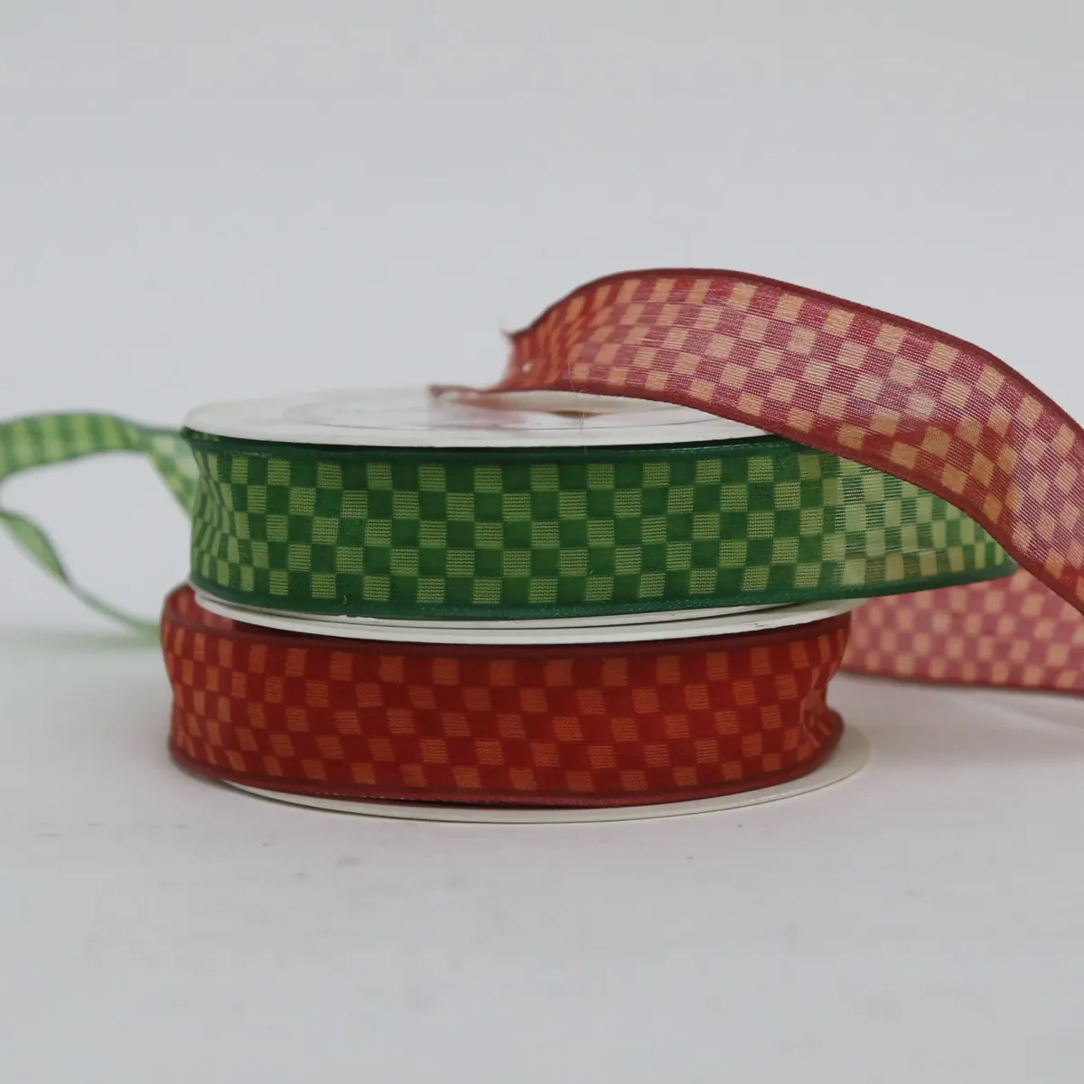 Checkers Organza Ribbon