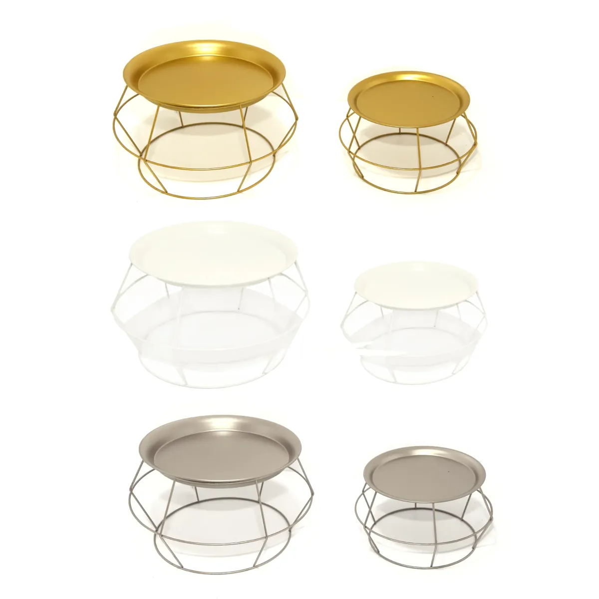 Metal Tray On Wire Stand