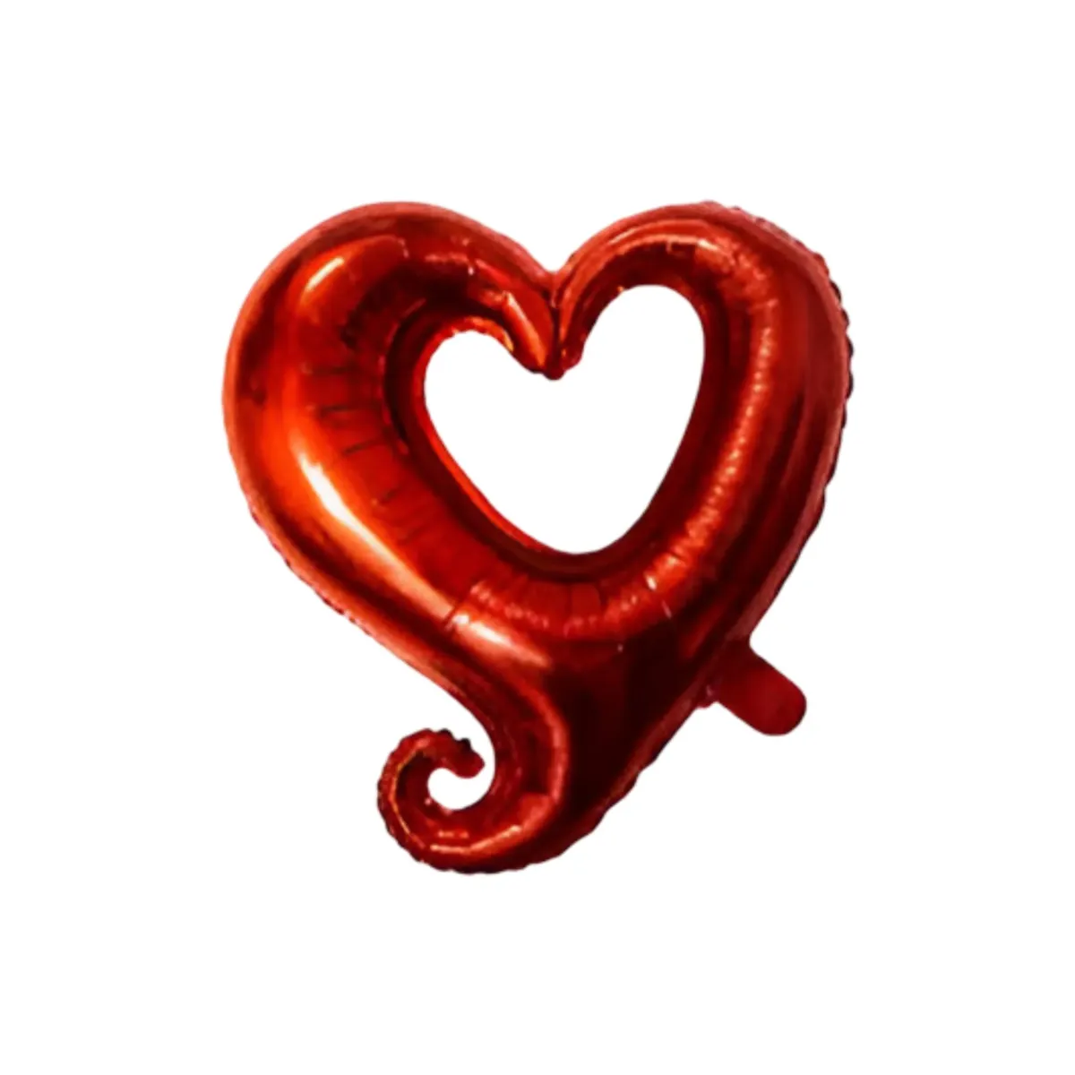 Red Heart Frame Foil Balloon – Romantic Party Balloon