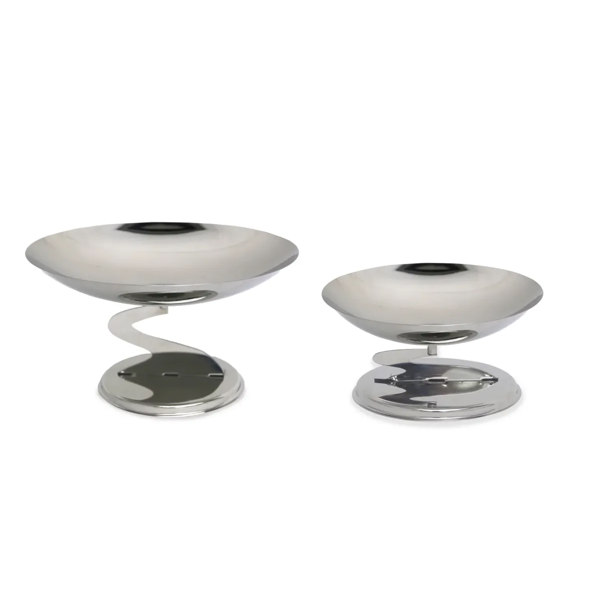 Curved Base Alu Plain Cookie Stand
