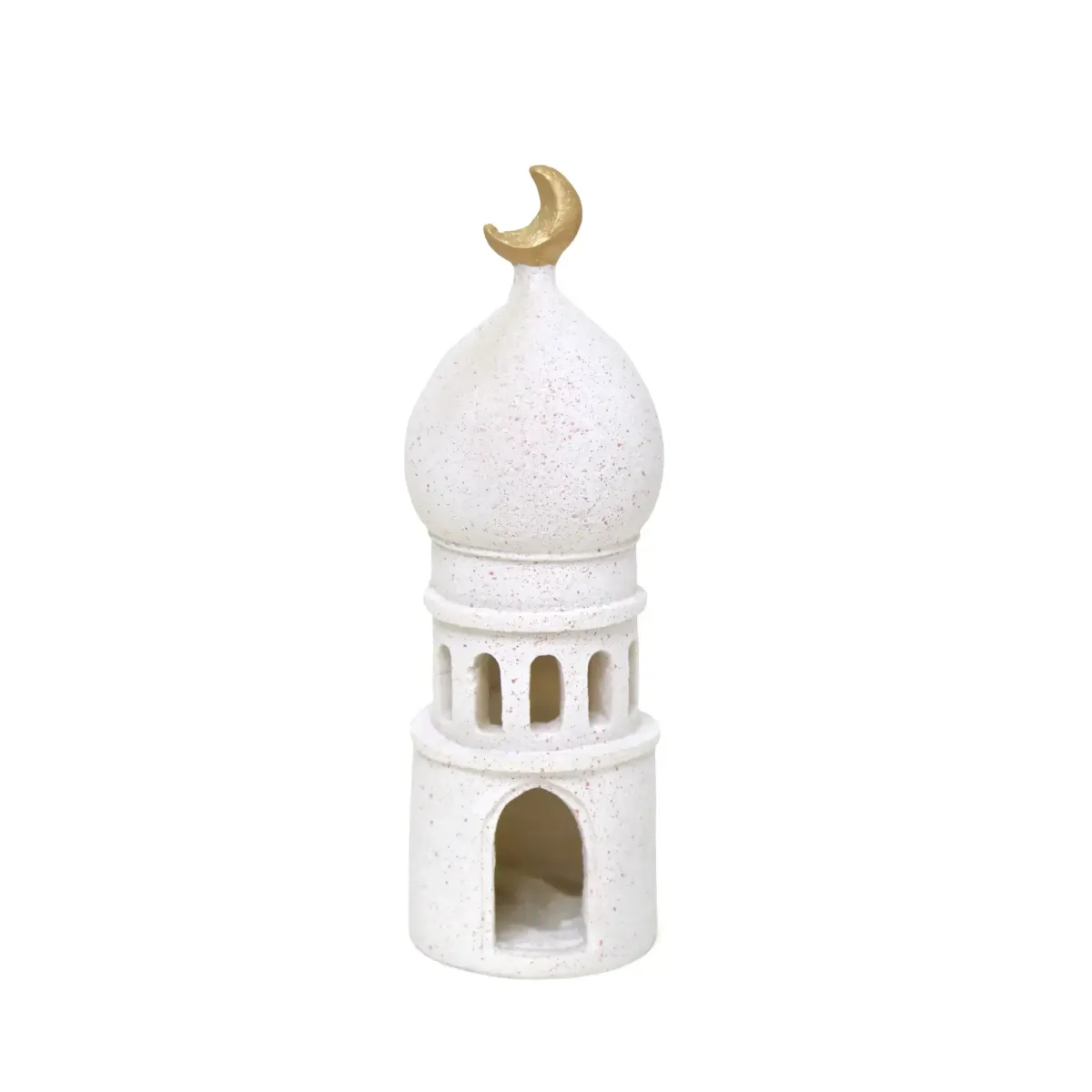 Mosque Tower Resin Decor – Elegant Islamic Decoration
