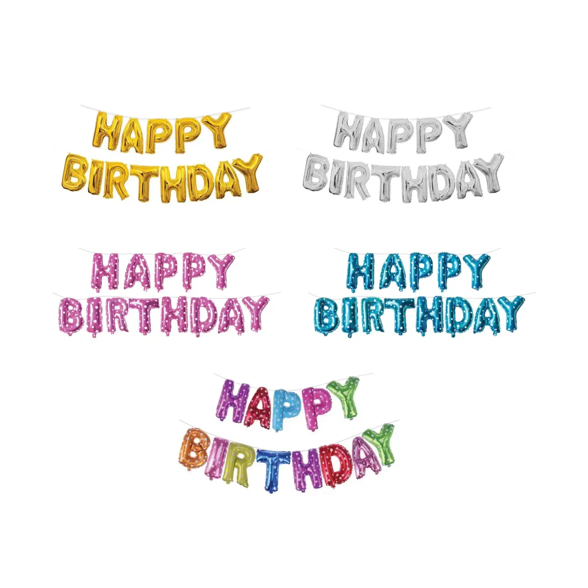 “Happy Birthday” Foil Balloon – Celebrate Your Special Day with Buoyant Joy!