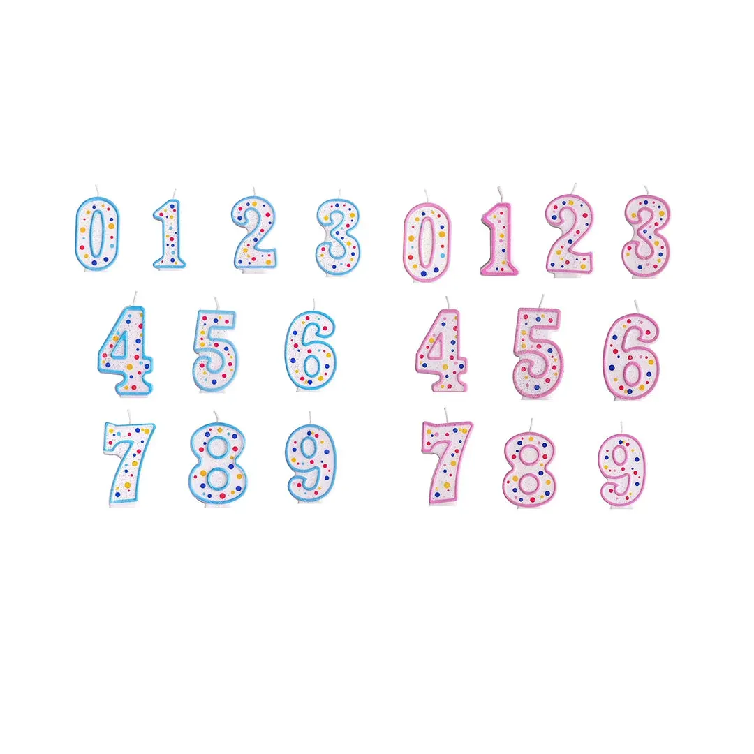 Colored Number Candles – Celebrate Milestones with Vibrant Charm!