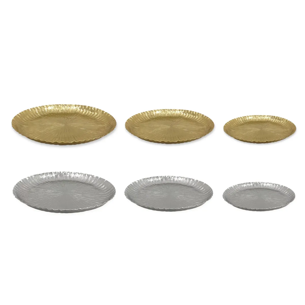 Sparkle Stripes Round Deep Platter