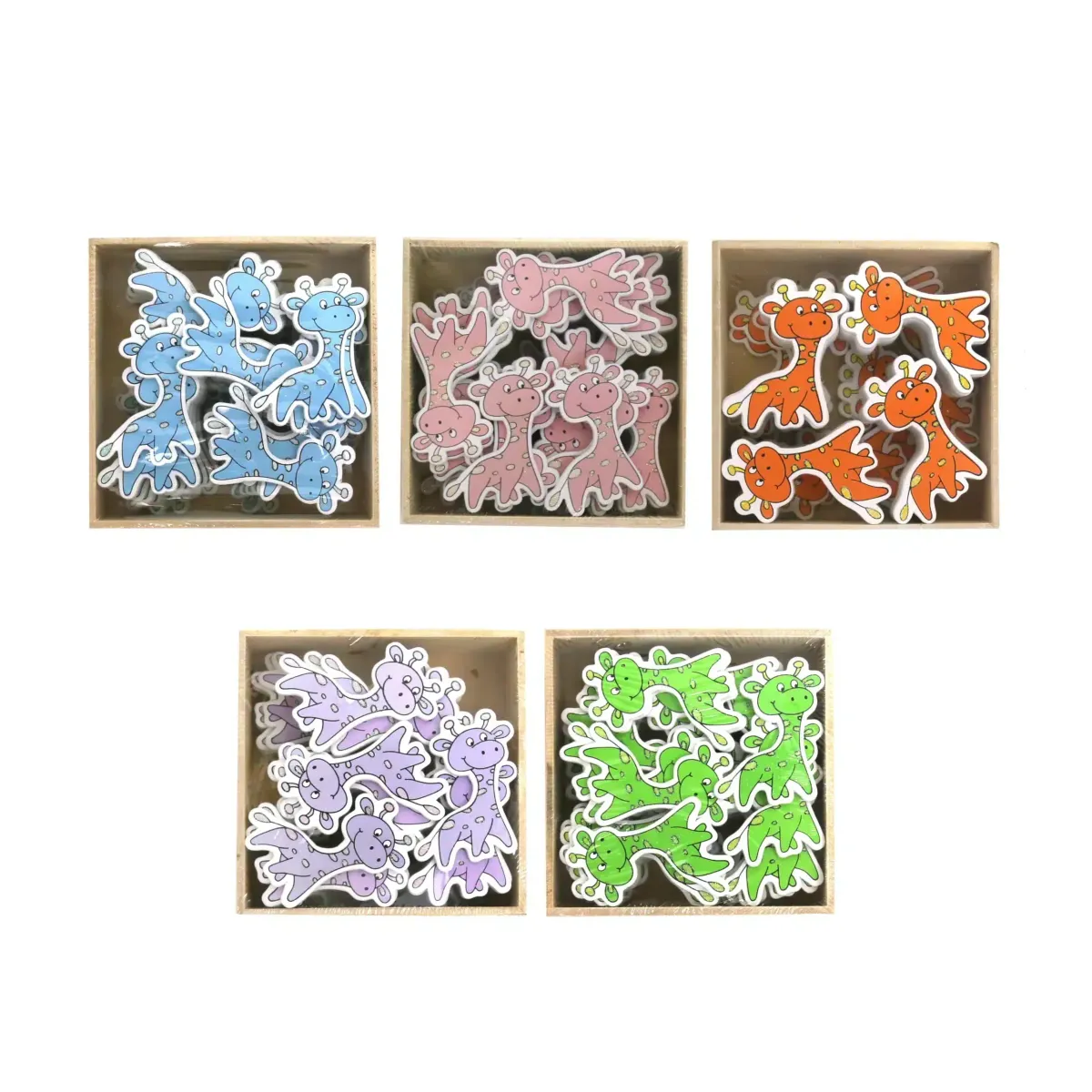 Giraffe Character Wooden Motif