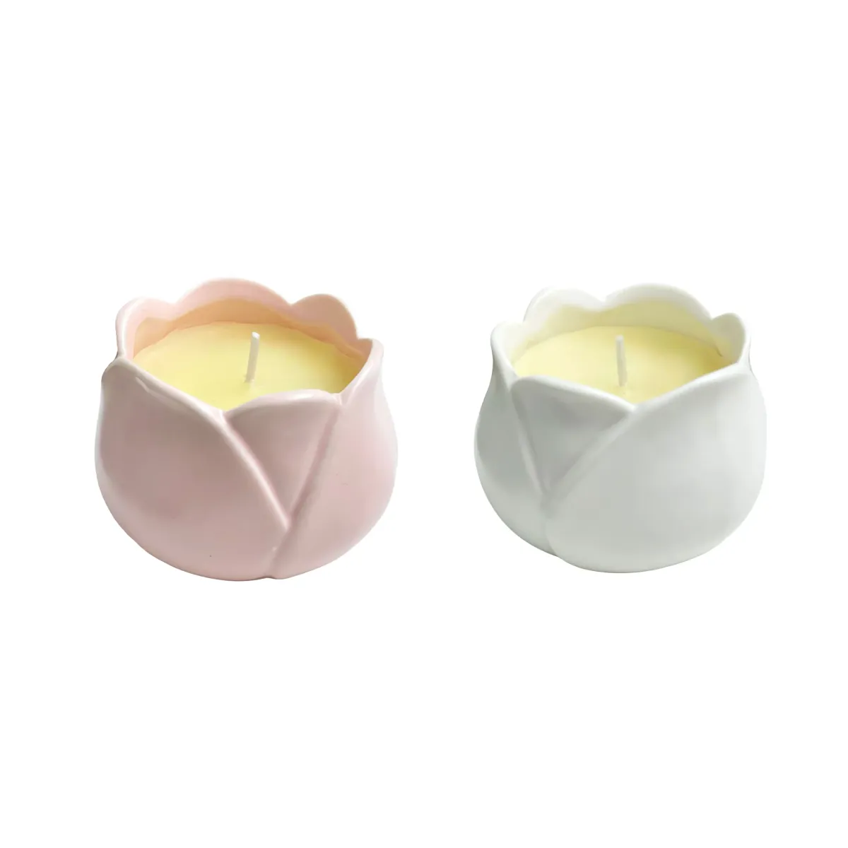 Flower Shape Candle Pot