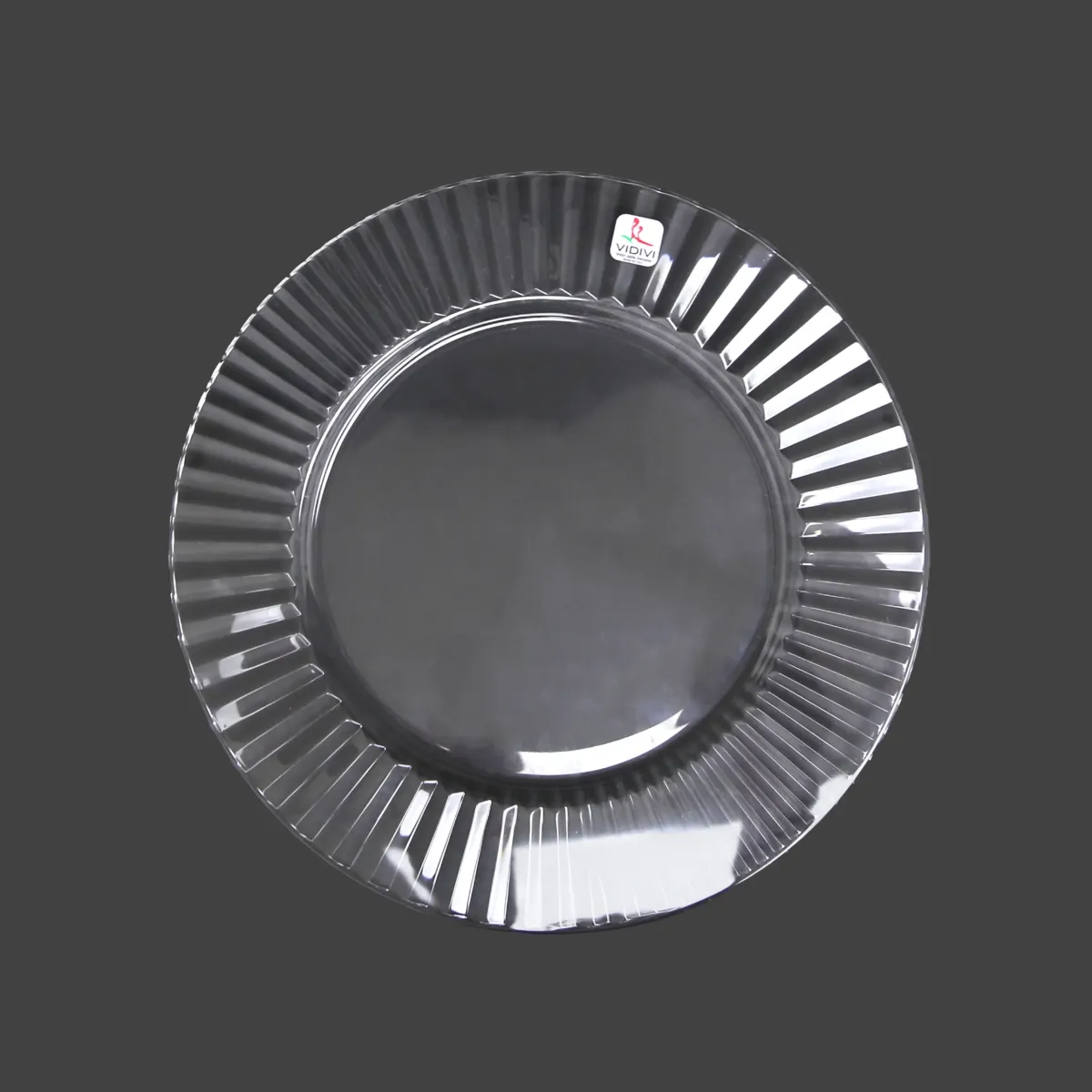 Round Transparent Diva Charger Plate