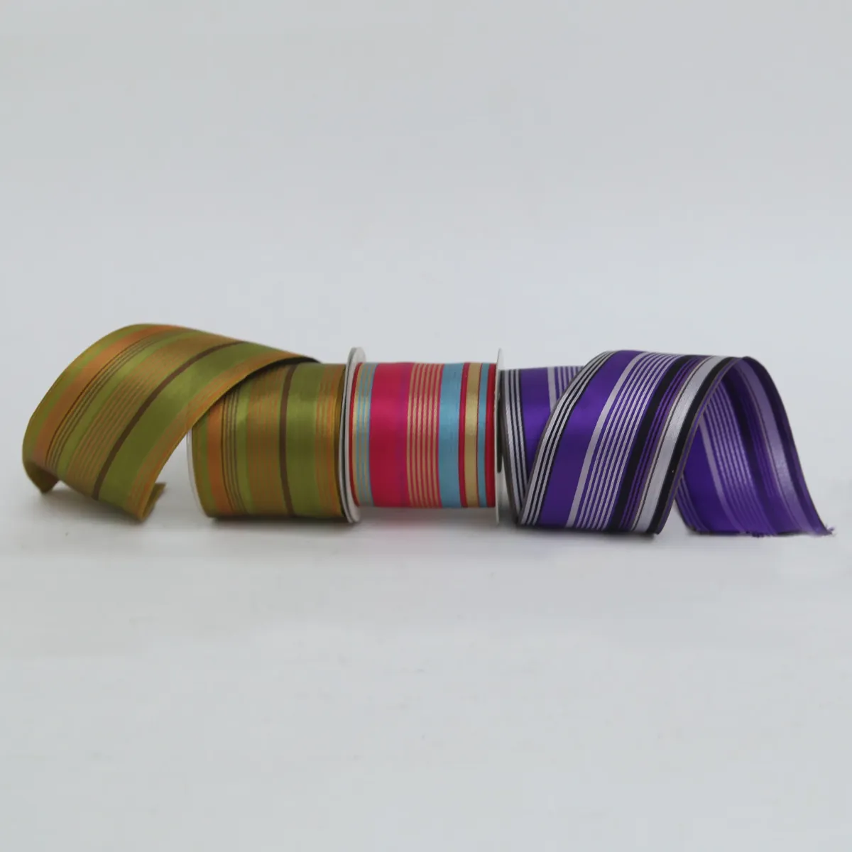 Horizontal Lined Satin Ribbon