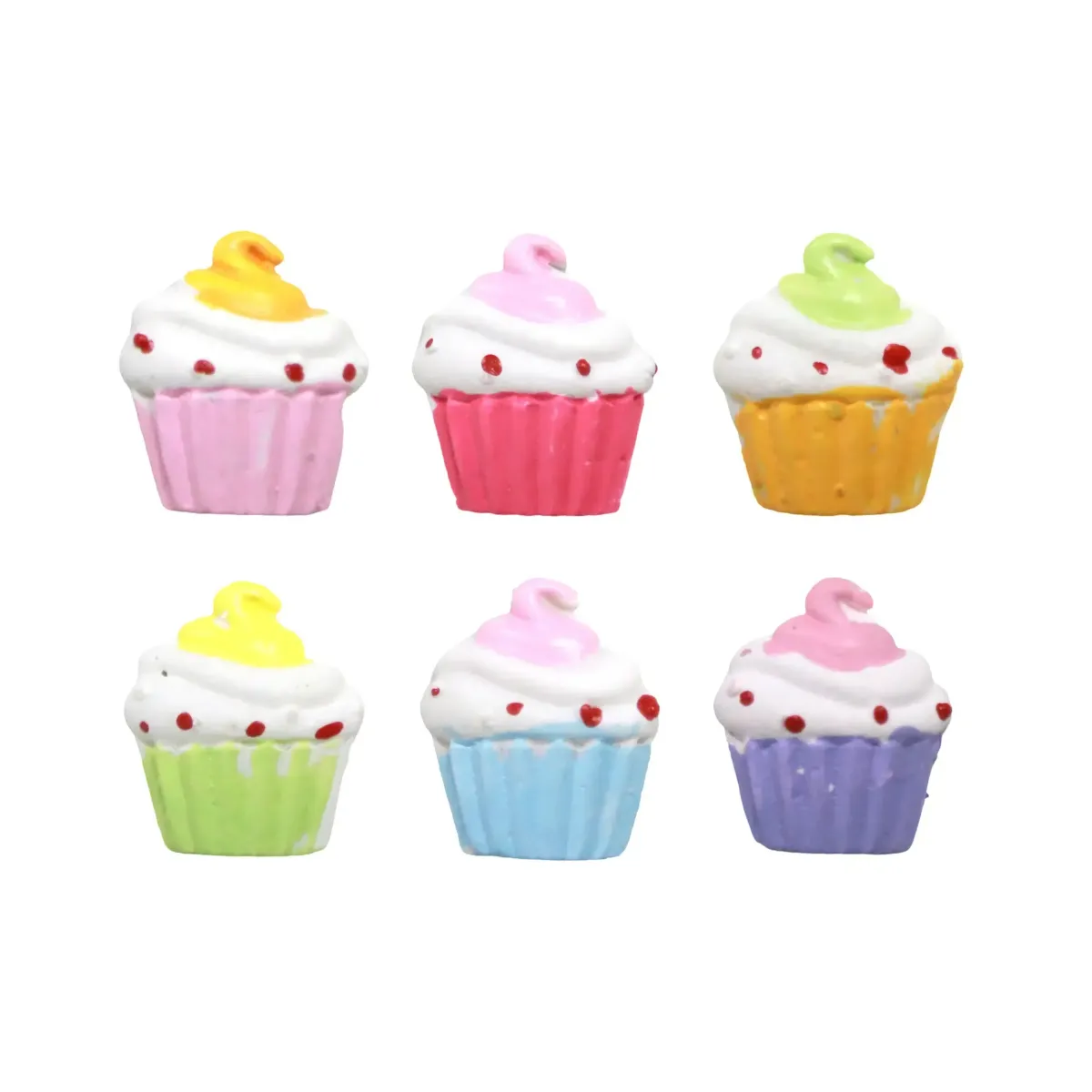 Mini Resin Cupcake – Flat Craft Decoration
