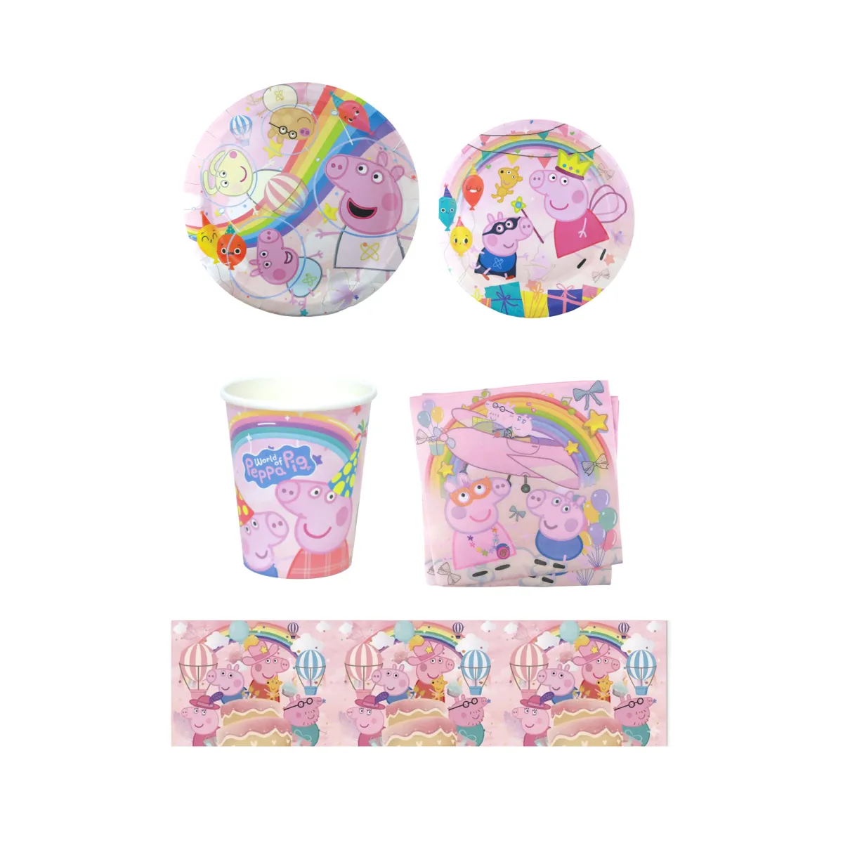 Peppa Pig Cutlery Set – Kids Party Tableware Pack