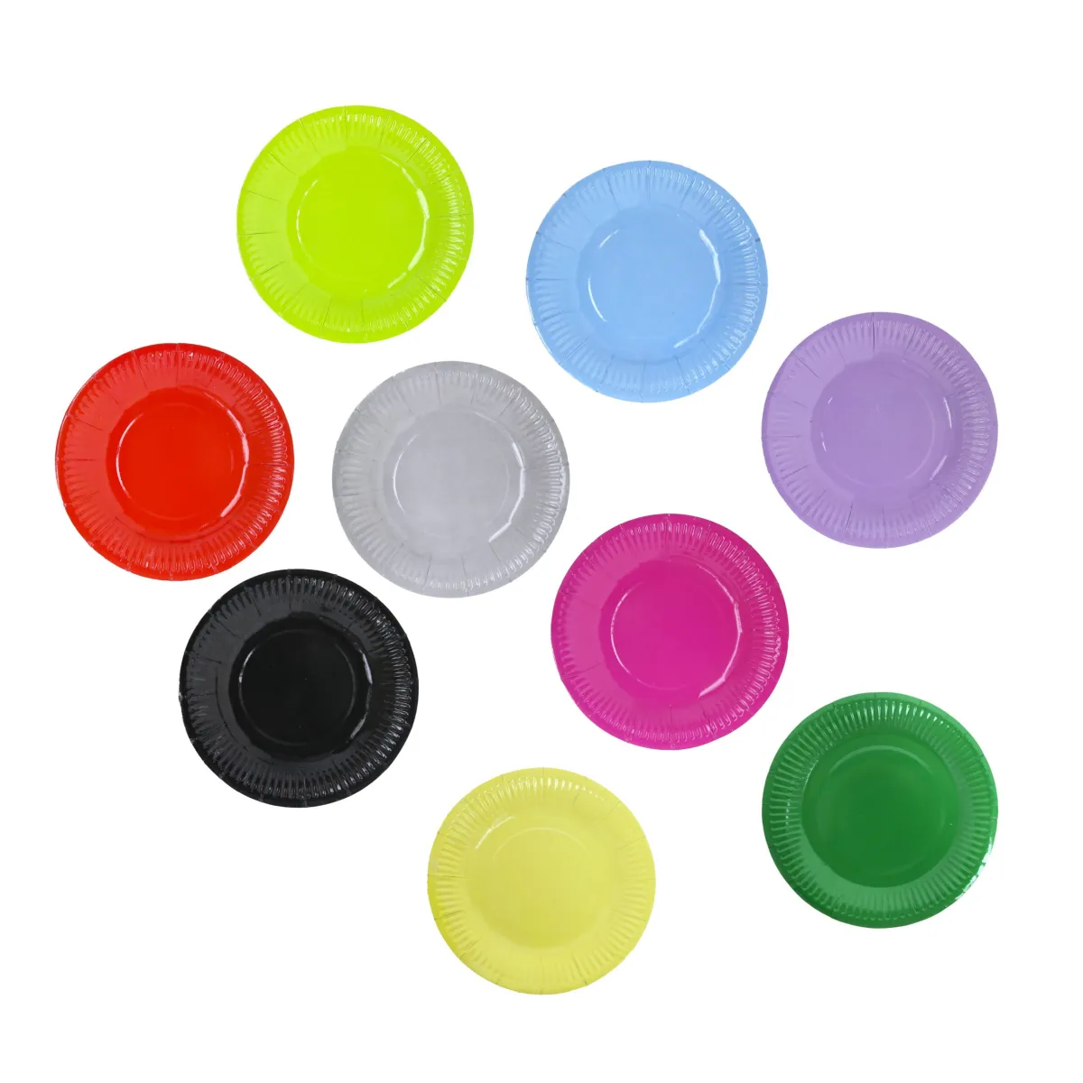 Plain Colored Carton Plate – Versatile Party & Everyday Use