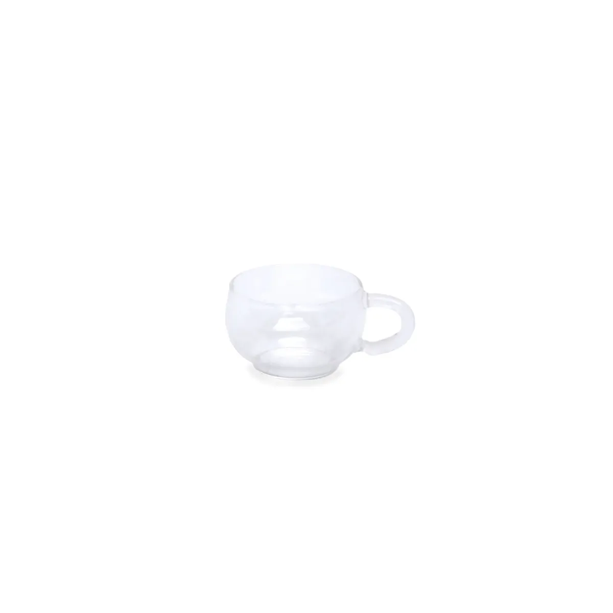Transparent Mini Plate Glass Coffee Cup