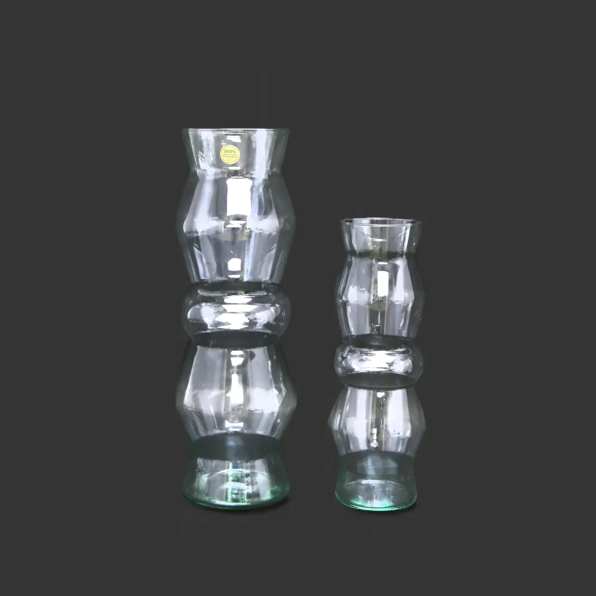 Transparent Mara Glass Vase – Elegant Decorative Vase
