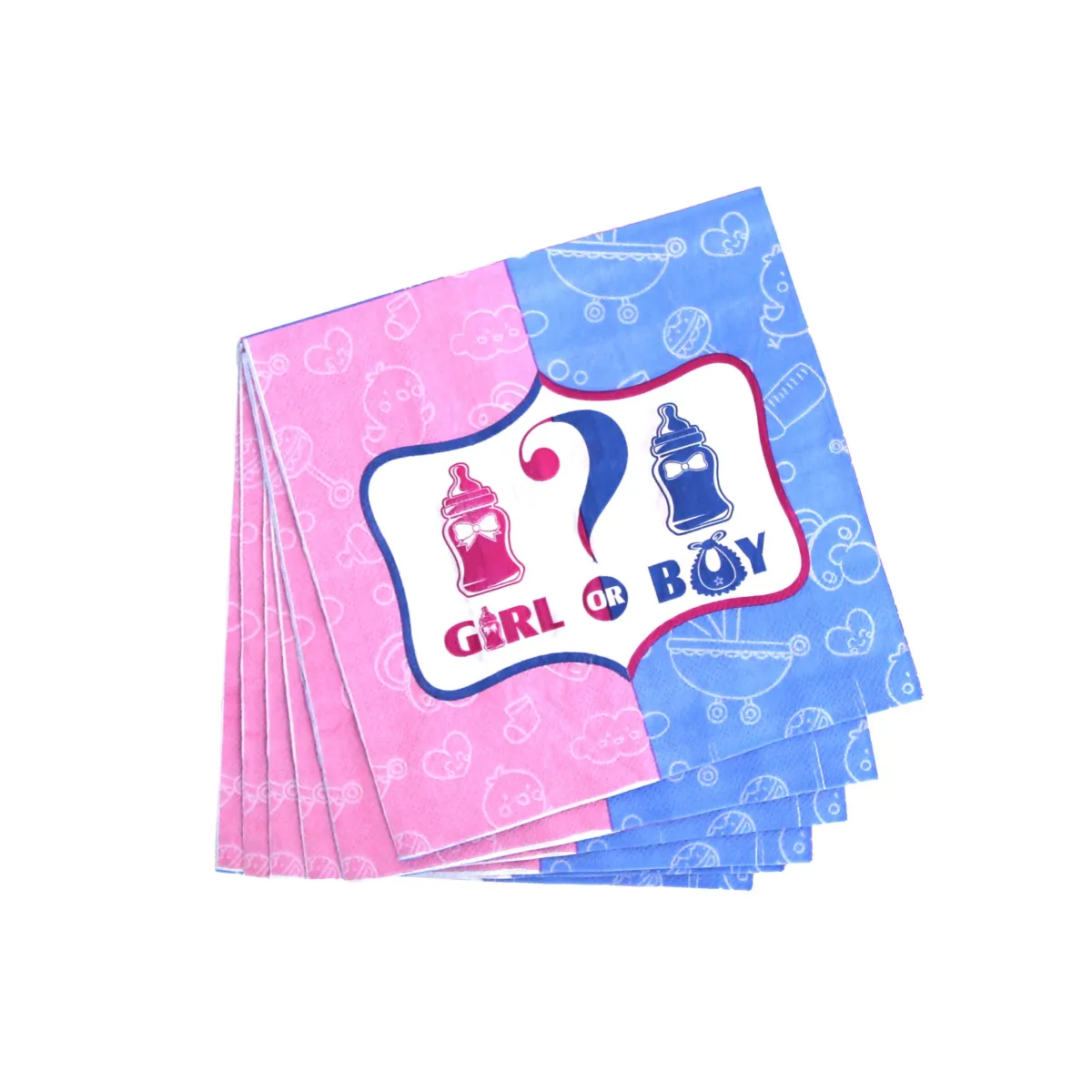 Gender Reveal Napkin – Exciting Party Essential