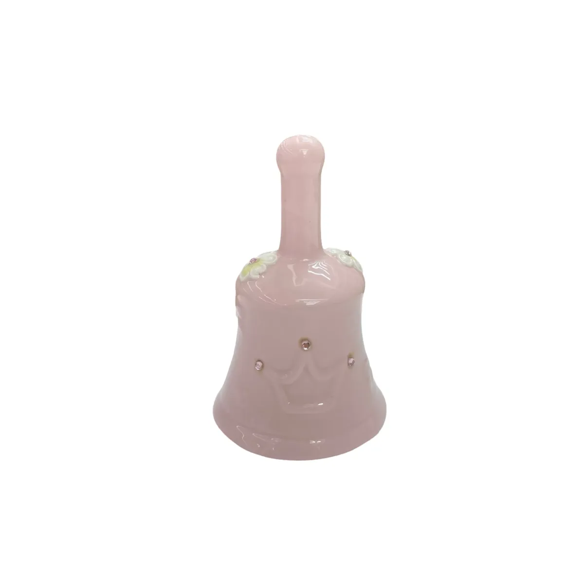 Pink Strassed Roses Pearl Bell