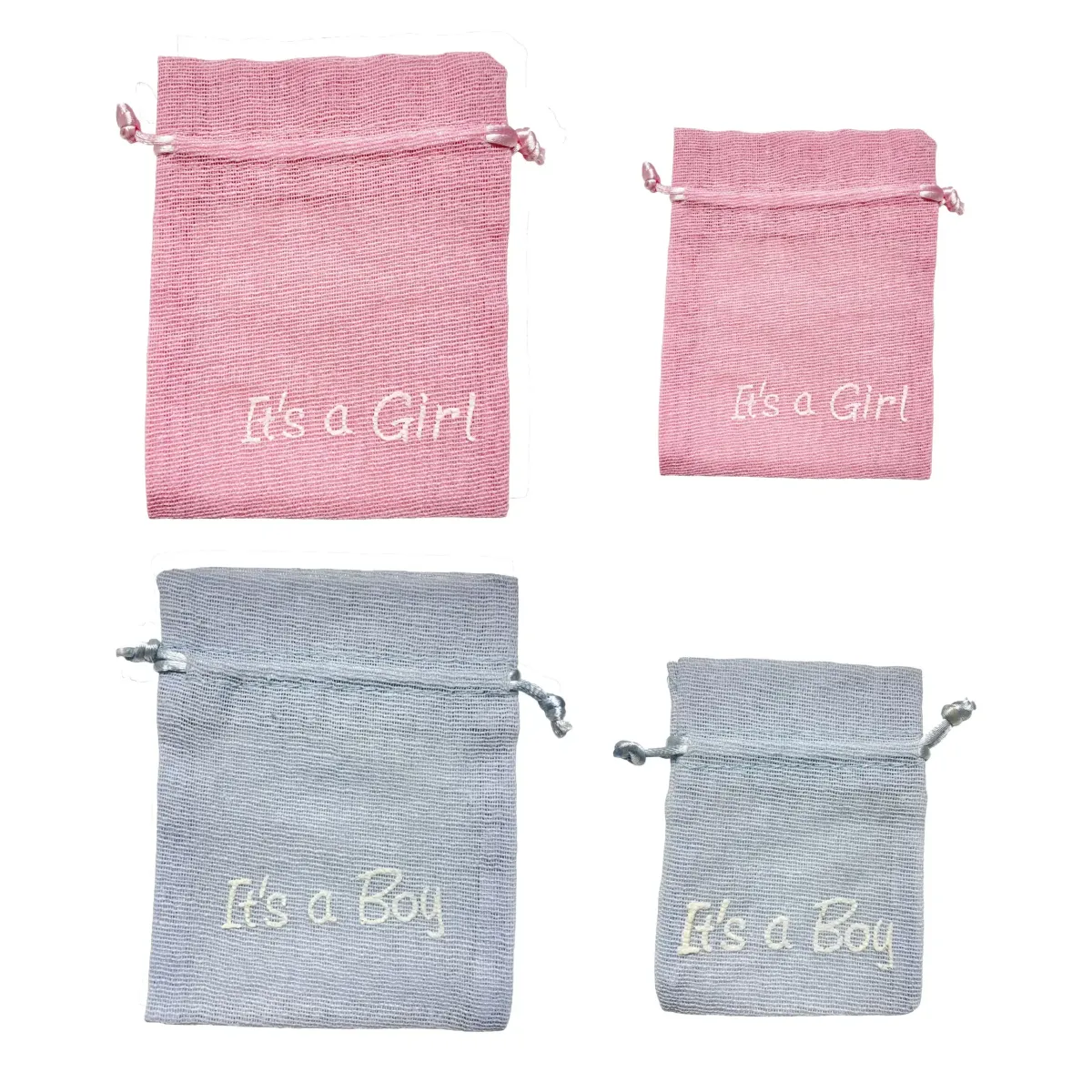 It’s A Gender Linen Bag – Blue or Pink Reveal Gift