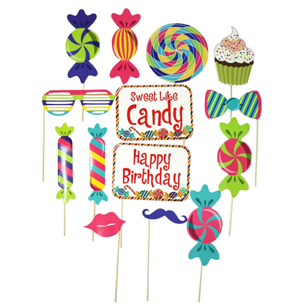 Candy Birthday Props – Sweet Party Decorations