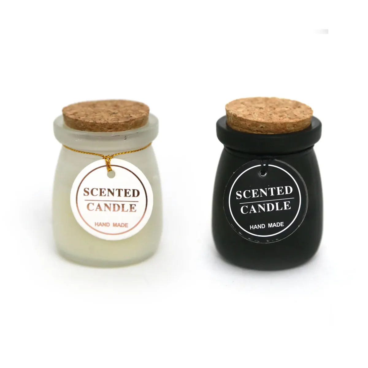 Scented Candle Jar With Wooden Cover