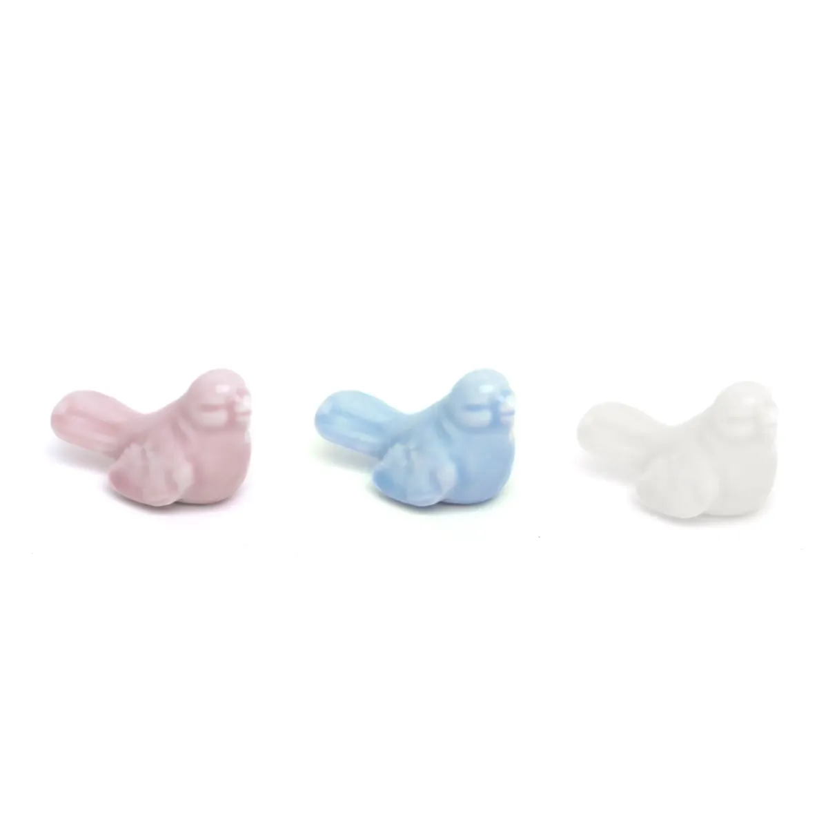 Sitting Bird Figurine Small Decorative Accent