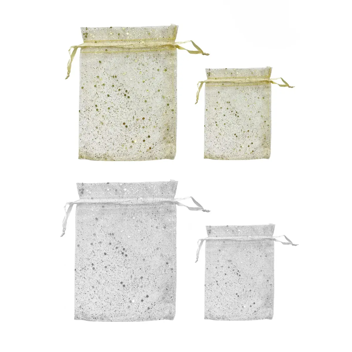 Glittered Organza Bag