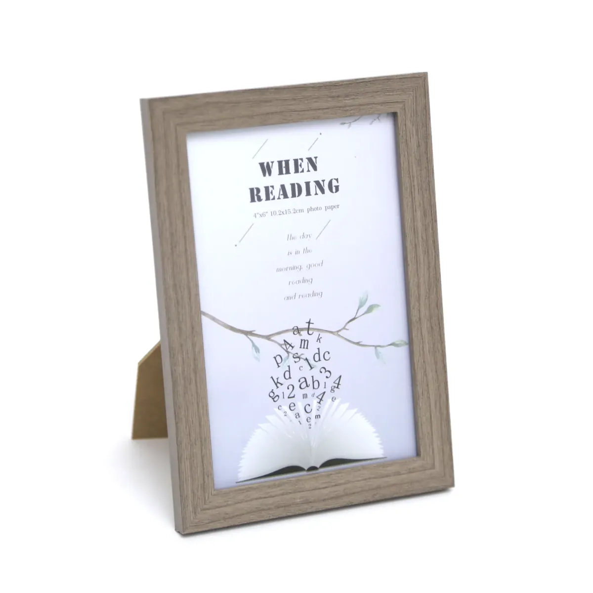 Weathered Gray Wooden Frame