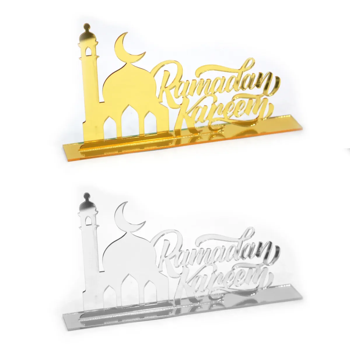 “Elegant Mosque” Ramadan Kareem Decorative Stand – Celebratory Ramadan Decoratives