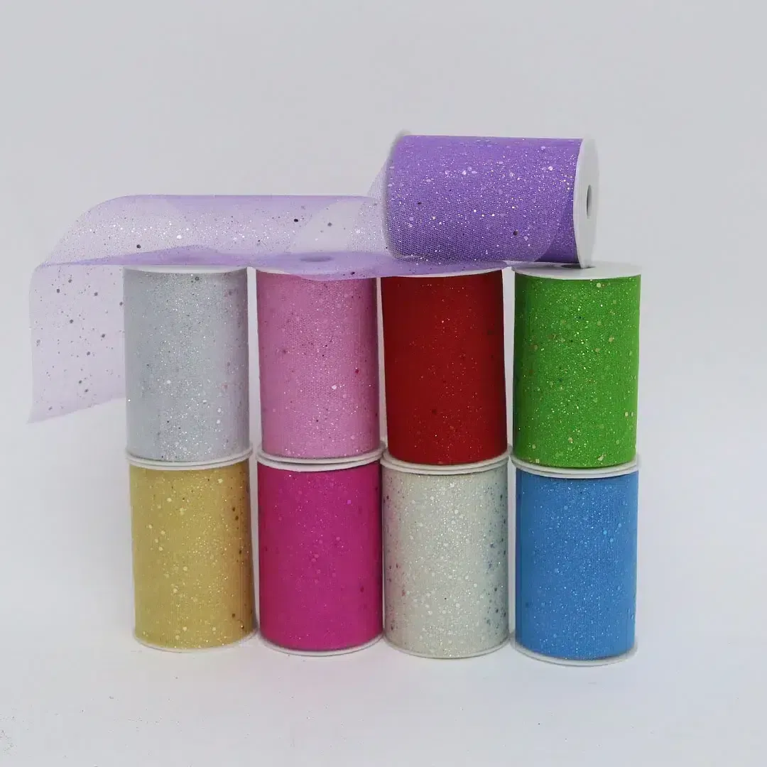 Soft Glitter Organza Ribbon