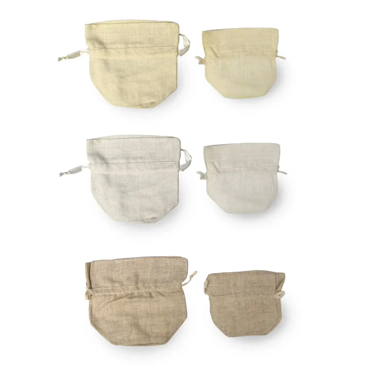 Satin Inside Linen Bag
