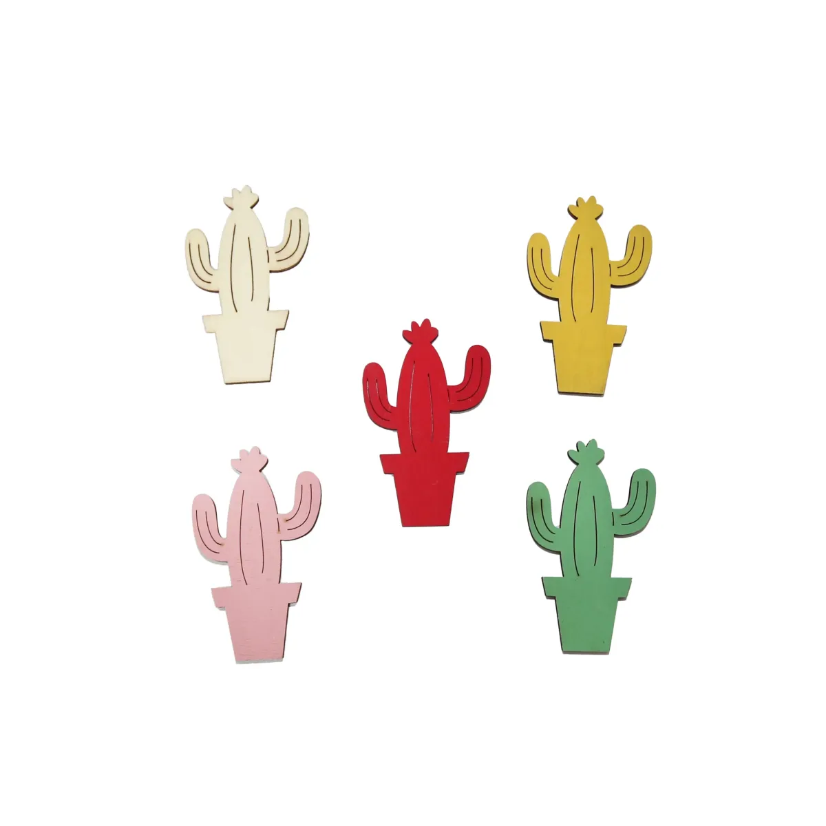 Cactus Wooden Motif