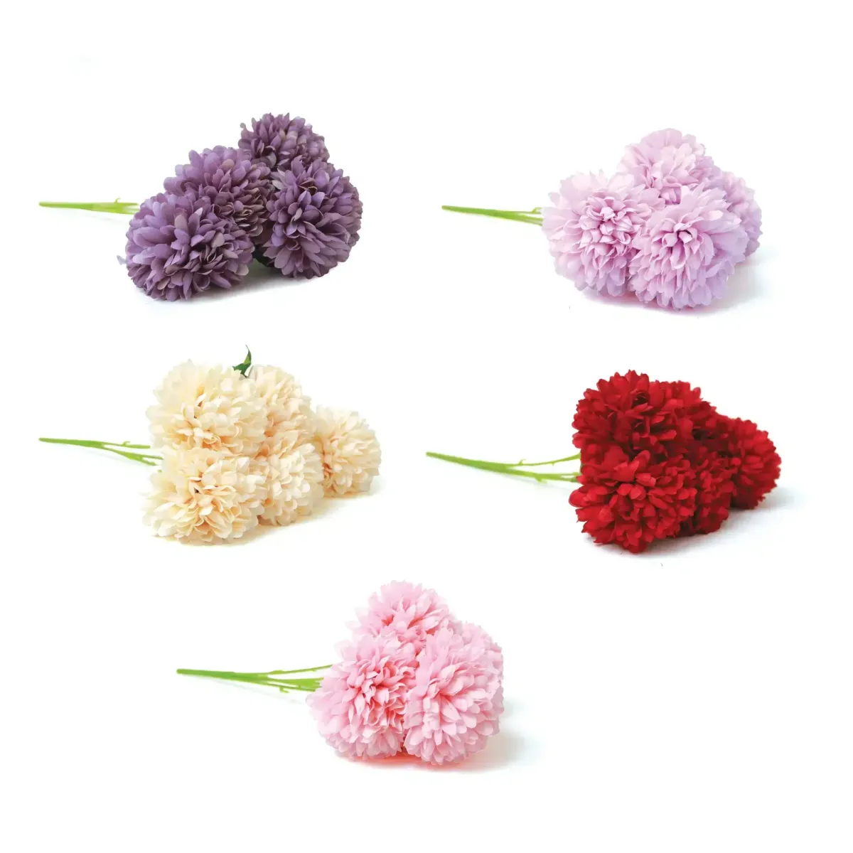 Dahlia Flower Bunch – Decorative Floral Arrangement