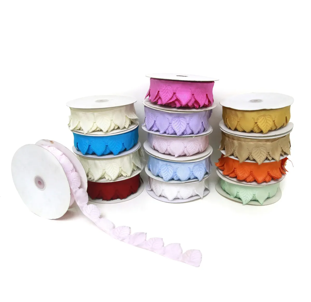 Leaf Edge Jacquard Ribbon