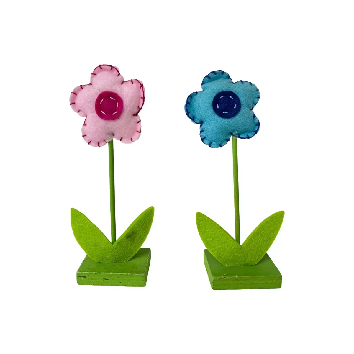 Small Standing Wool Flower