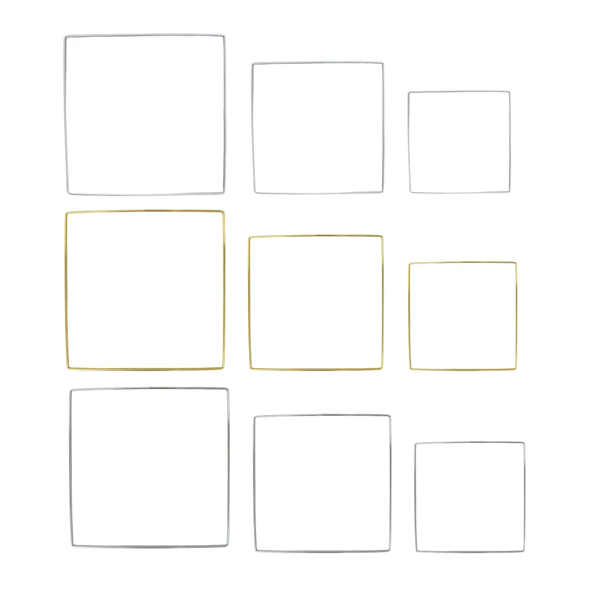Square Metal Frame Decorative