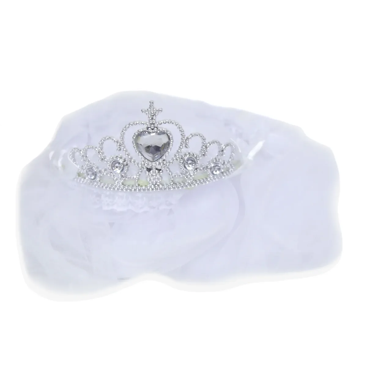 Crown Wreath Tulle Bridal Veil – Majestic Elegance for Your Fairytale Day!