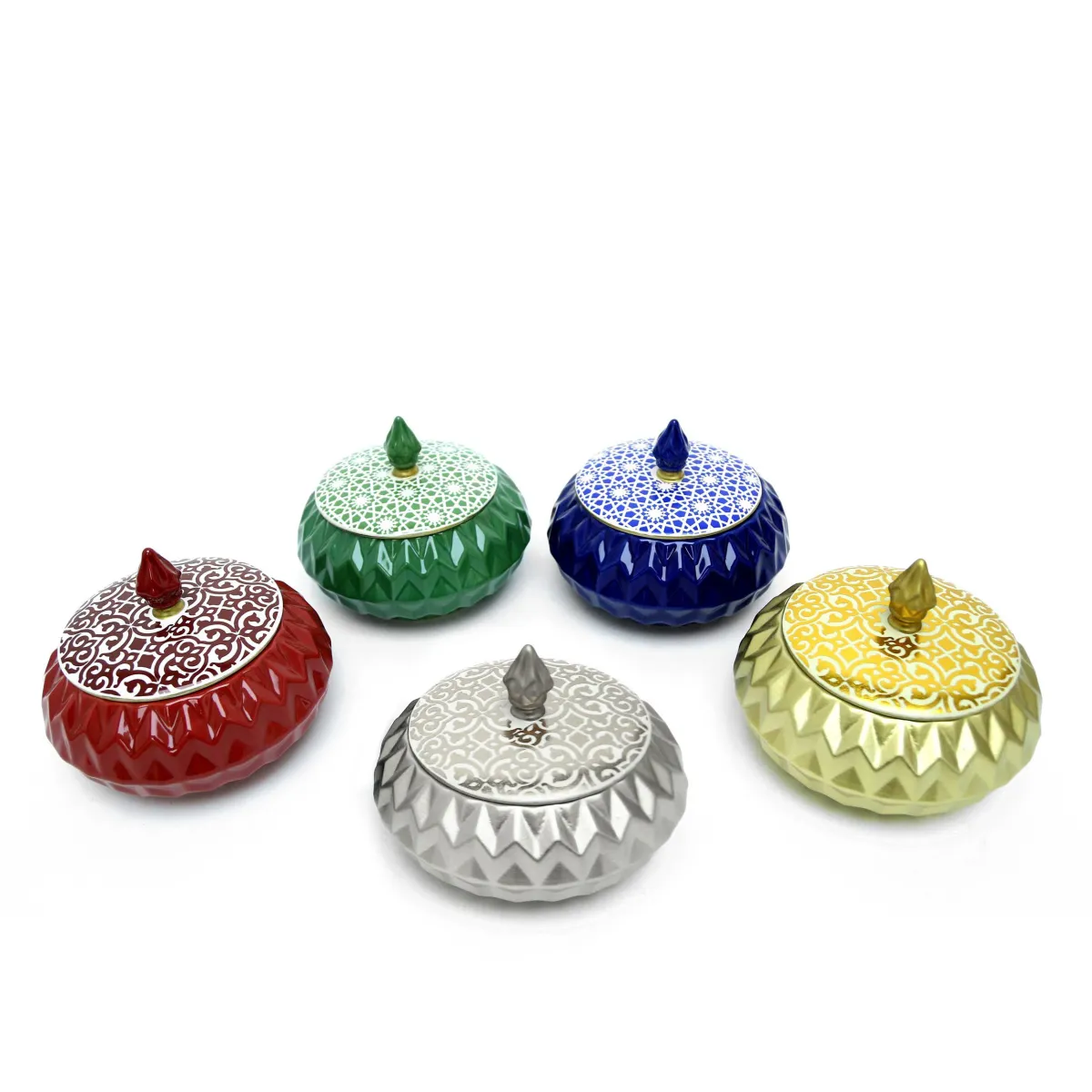 Pumpkin Pot with Decal Cover – Elegant Ramadan Decoratives & Stylish Storage Solution