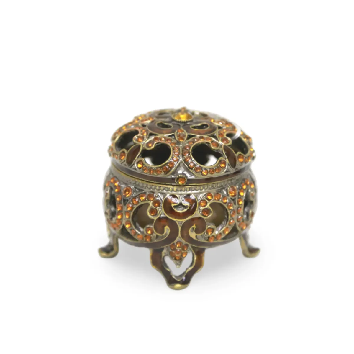 Small Bronze Footed Box