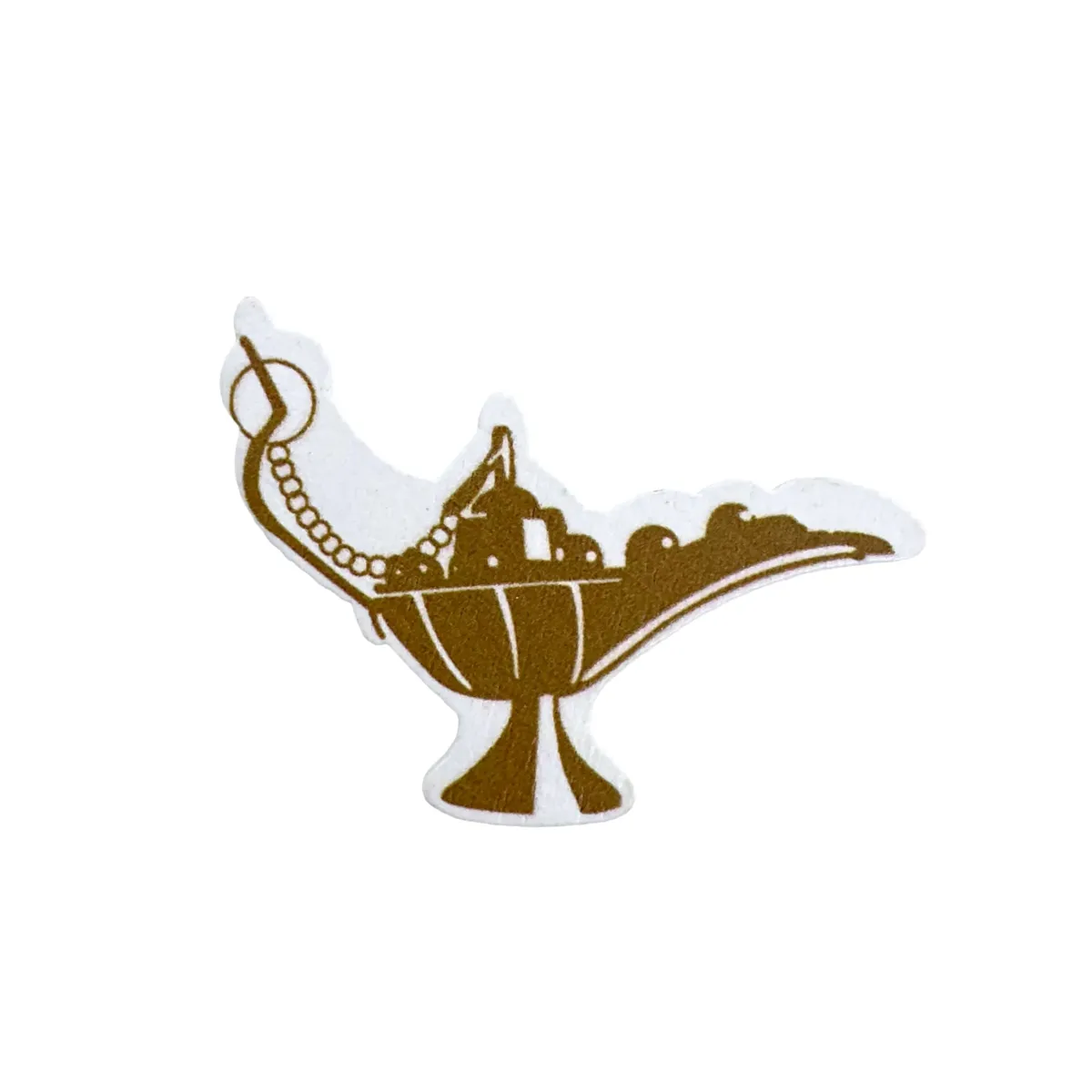 Genie Lamp Wooden Motif – Mystical Ramadan Decoratives for Enchanting Evenings