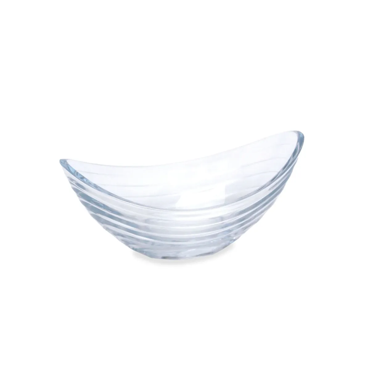 Transparent Gondola Saladiere Glass Bowl