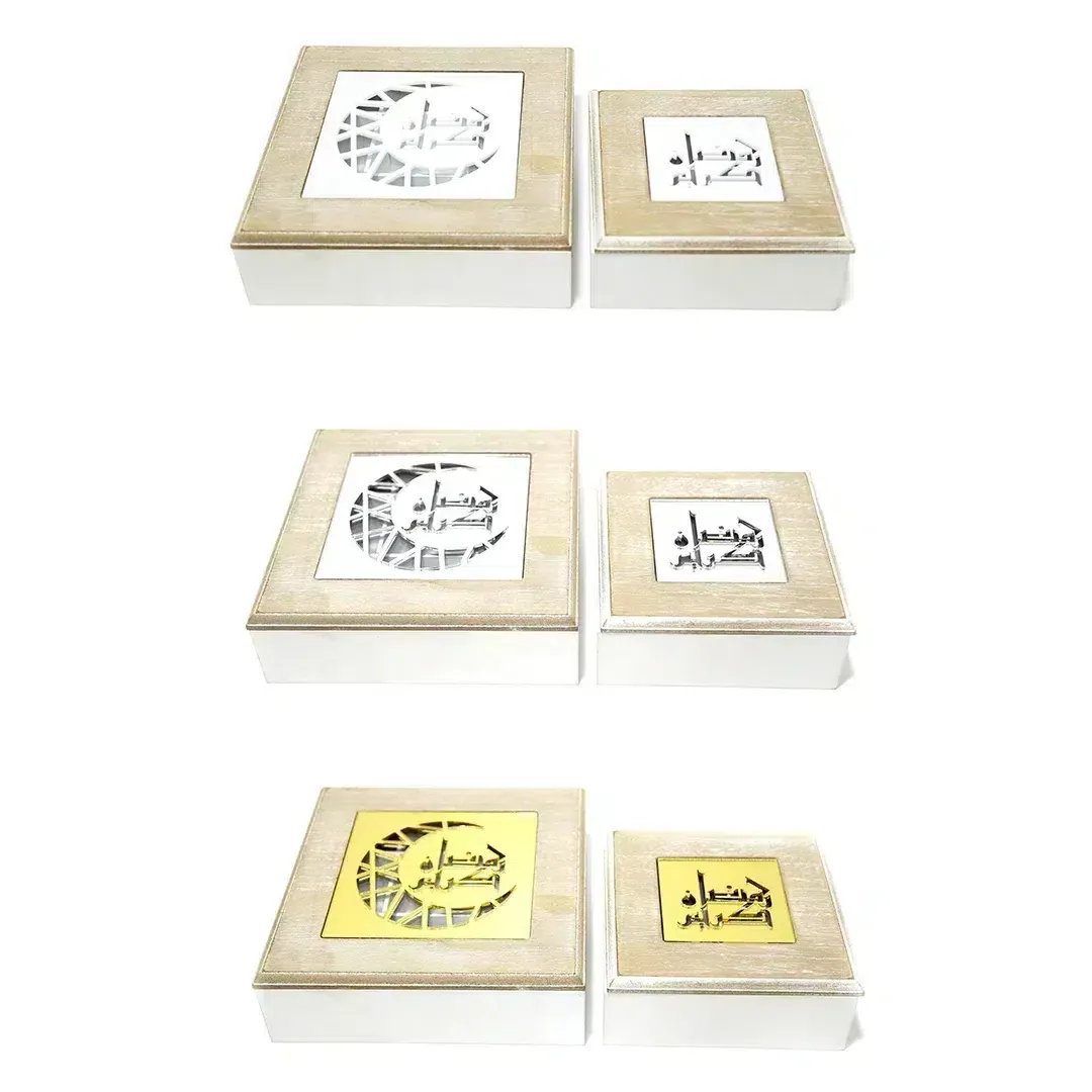 Ramadan Delight: 9 Sections Decorative Tea Box for Elegant Serving