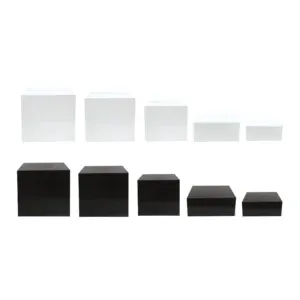 Square Stand Set 5 Piece Nesting Display Risers