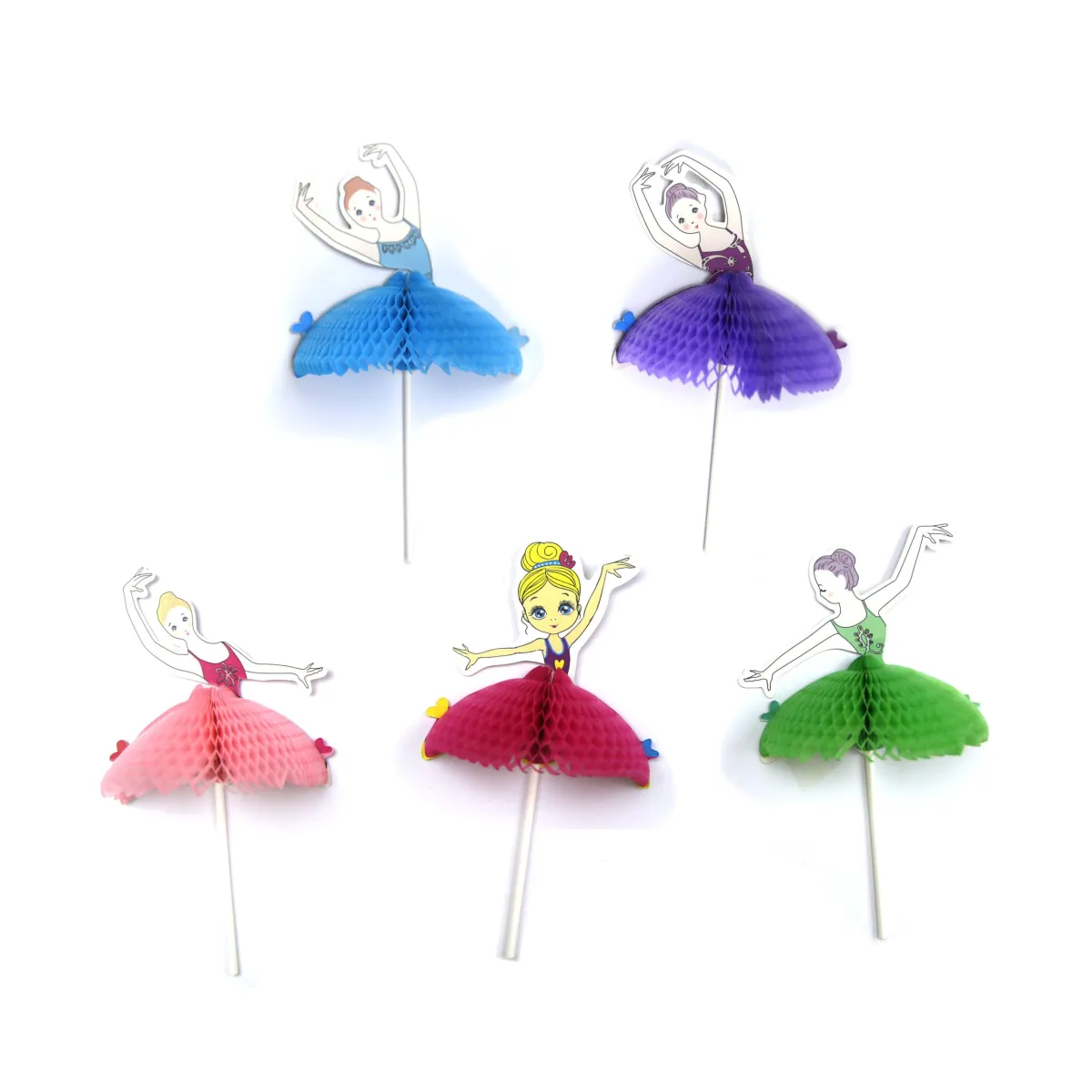 Dancing Ballerina Cake Picks – Graceful Touch for Your Treats!