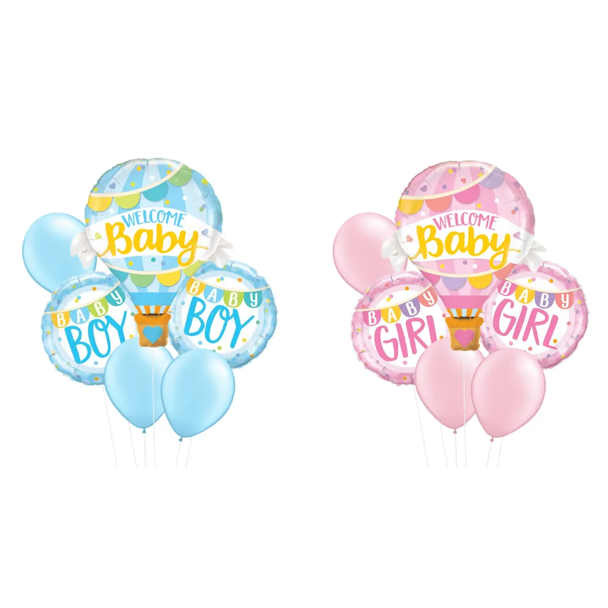 “Welcome Baby” Helium & Air Balloon Collection – Celebrate the Sweetest Arrival!