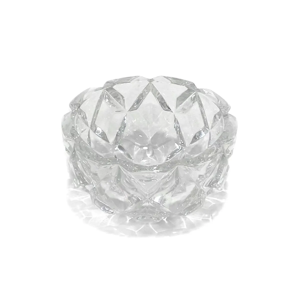 Transparent Engraved Design Glass Bowl