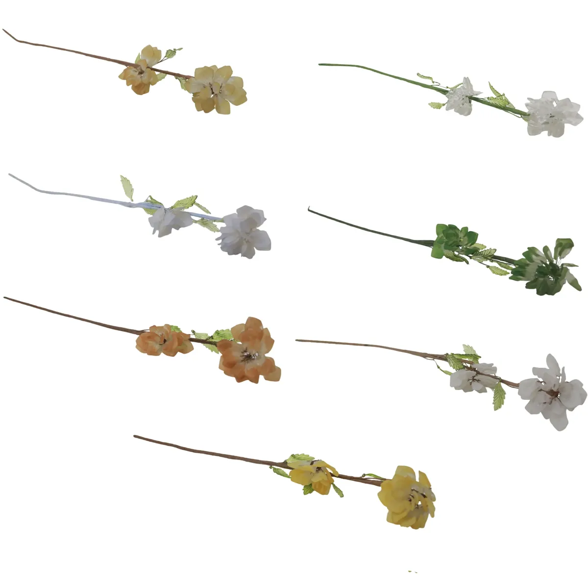 Assorted Small Acrylic Flower Branch