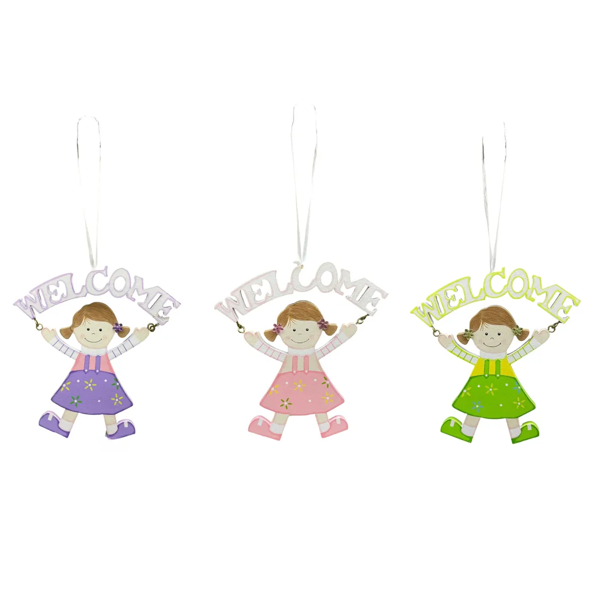 Colorful Welcome Hangers