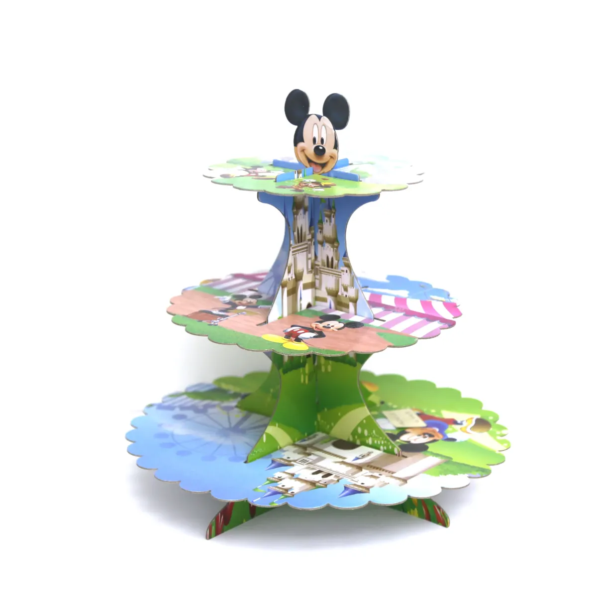 Mickey Mouse 3 Tiers Cupcake Holder – Bring Disney Magic to Your Dessert Table!