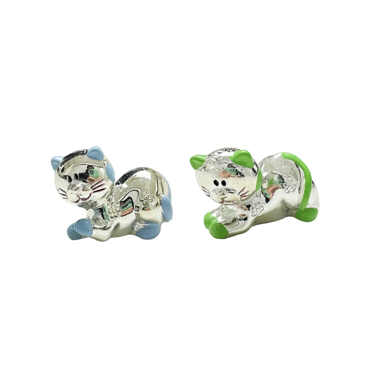 Mini Metal Cat Motif for Decorative Accents
